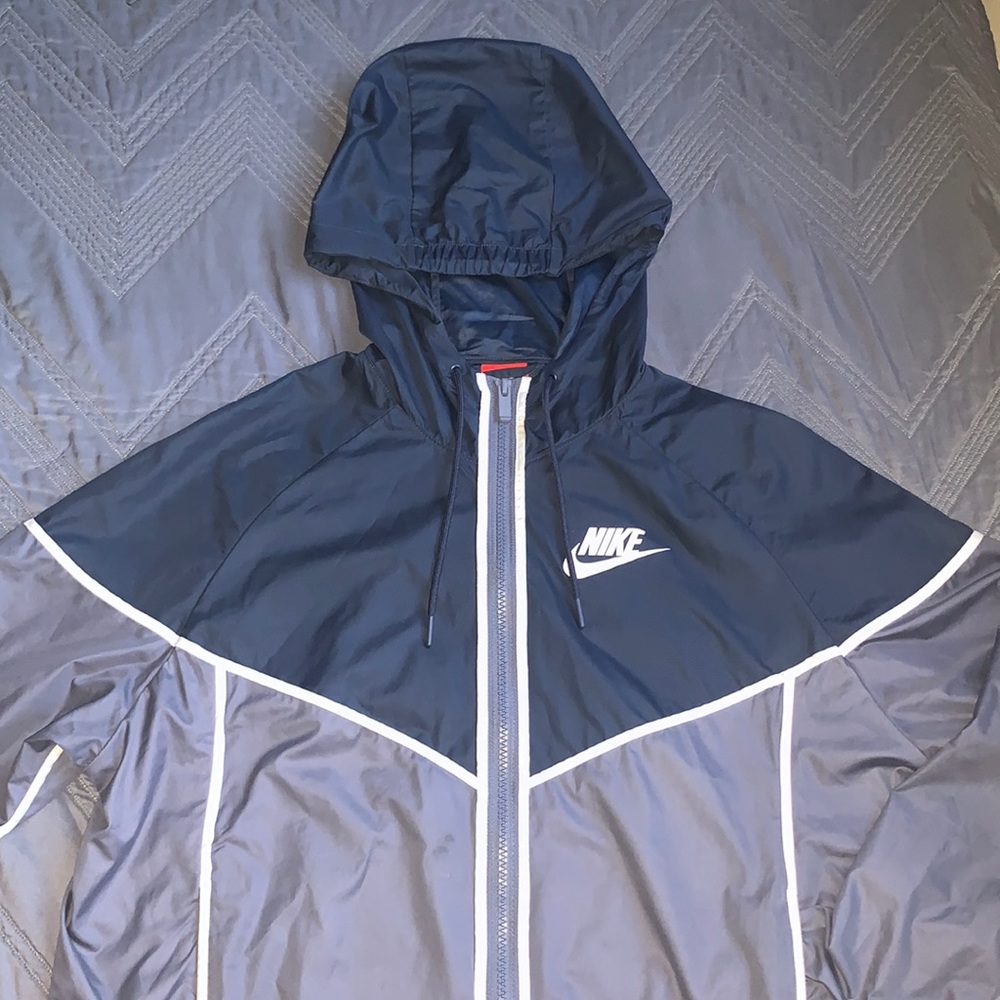 NIKE blue windbreaker